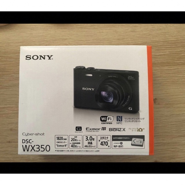 人気ショップが最安値挑戦！】 SONY デジタルカメラCyber−Shot WX DSC-WX350 B