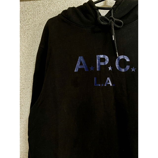 A.P.C(アーペーセー)のアーペーセー A.P.C. パーカー 黒ブラック メンズのトップス(パーカー)の商品写真