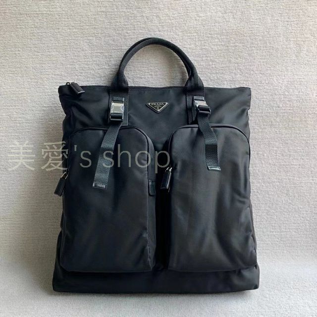 2枚で送料無料 新品PRADA ブリーフケース 2wayショルダーバッグ クジラ