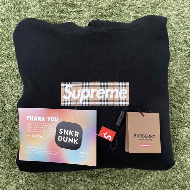 完成品 Supreme バーバリー ボックスロゴパーカー シュプリーム
