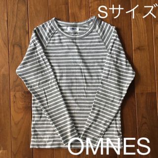 オムネス(OMNES)のOMNES  長袖  ボーダーカットソー  S(カットソー(長袖/七分))