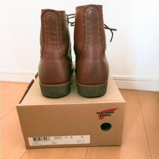 REDWING(レッドウィング)の【ブルーベリージャム様専用】レッドウィング　8081　アイアンレンジ　旧品番 メンズの靴/シューズ(ブーツ)の商品写真