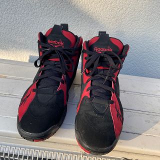 リーボック(Reebok)のReebok Kamikaze 2 Mid 'Blackflash Red(スニーカー)