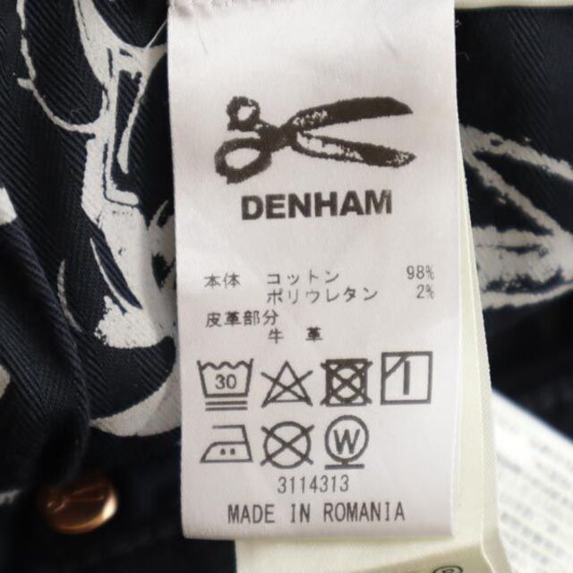 DENHAM(デンハム)のデンハム スチレート パンツ W34 黒 DENHAM ボタンフライ ストレッチ メンズ 【中古】  【230102】 メンズのパンツ(ワークパンツ/カーゴパンツ)の商品写真