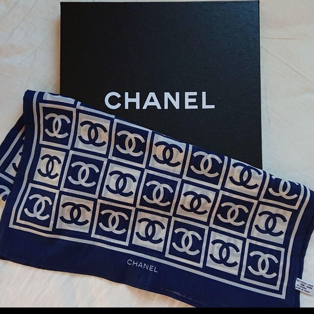 CHANEL　シフォンスカーフファッション小物