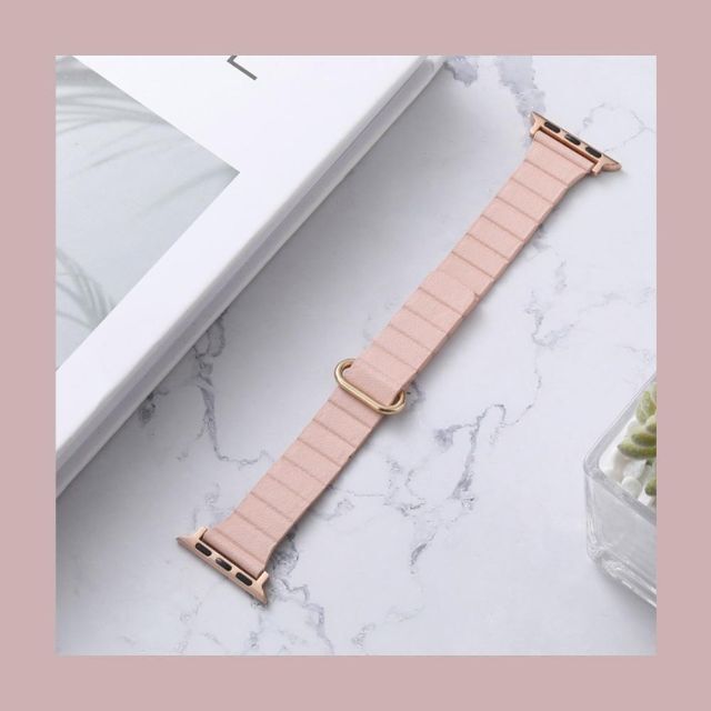 新品】Apple Watch バンド アップルウォッチ レザー マグネット