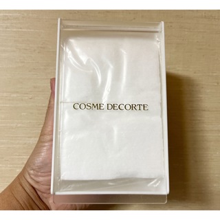 コスメデコルテ(COSME DECORTE)の【新品未使用】再出品値下げ‼️コスメデコルテ　コットンケース※コットン付非売品(コットン)