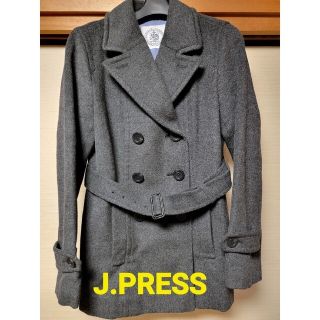 ジェイプレスレディス(J.PRESS LADIES)のJ.PRESS ショートコートアンゴラ混ラムウールアウター(チェスターコート)