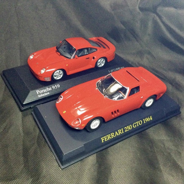 エンタメ/ホビーFERRALI 250 GTO 1964 & PORSCHE 959 1/43