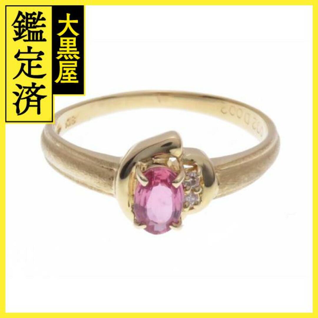 ノンブランド ピンクサファイア ダイヤモンド リング K18 #11【436】 レディースのアクセサリー(リング(指輪))の商品写真