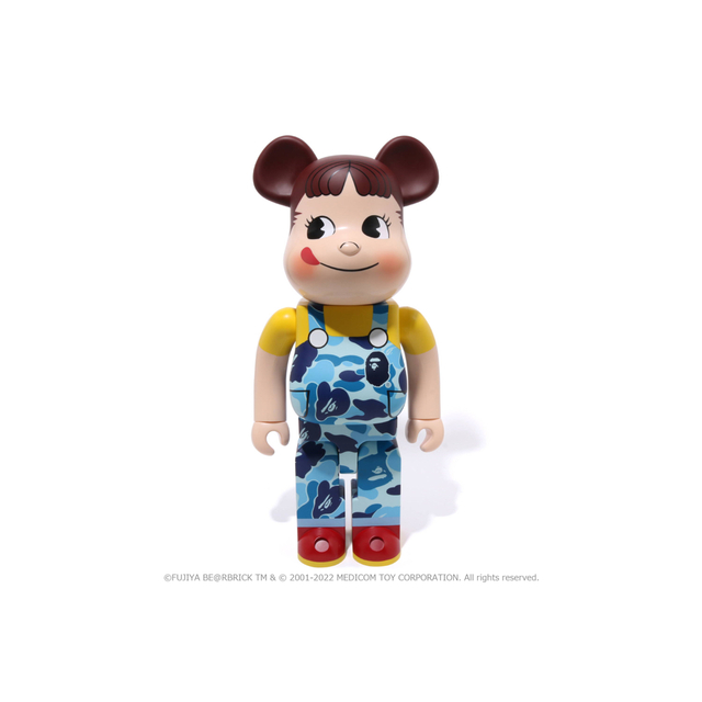 未開封　BE@RBRICK BAPE(R) × ペコちゃん 1000% ブルー