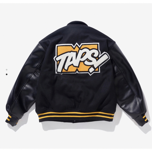 W)taps(ダブルタップス)のWTAPS 2022FW VARSITY JACKET BLACK XLサイズ メンズのジャケット/アウター(スタジャン)の商品写真