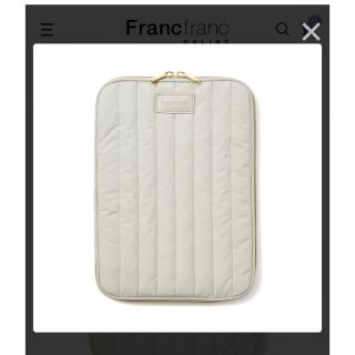 フランフラン(Francfranc)の新品未使用　Francfranc フランフラン　タブレットケース　キルティング(iPadケース)