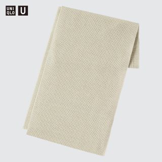 ユニクロ(UNIQLO)のGoing様専用　22AW UNIQLO U ニットストール ナチュラル　大判(マフラー/ショール)