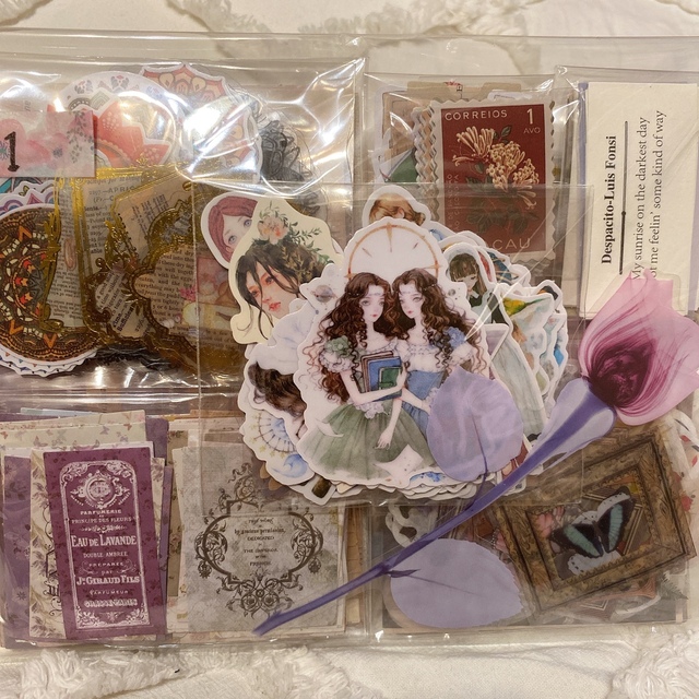 ①コラージュ素材 おすそ分けセット - 文房具 ①コラージュ素材 おすそ分けセット - 文房具