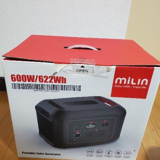 ジャンク品　MILIN ポータブル電源 MLPS001 / 大容量 622Wh(その他)