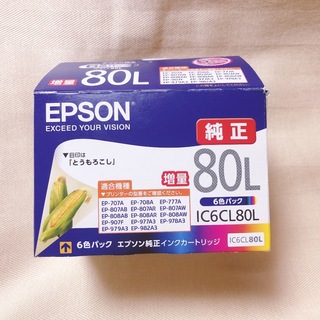 エプソン(EPSON)のEPSON インクカートリッジ IC6CL80L(その他)