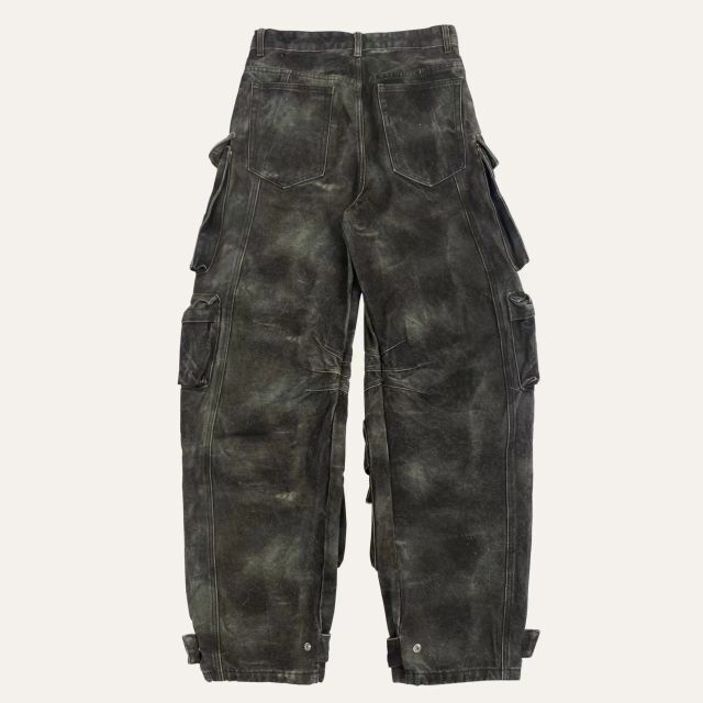 織り柄チェック sacai 20ss ベルテッドカーゴパンツ size2 - 通販