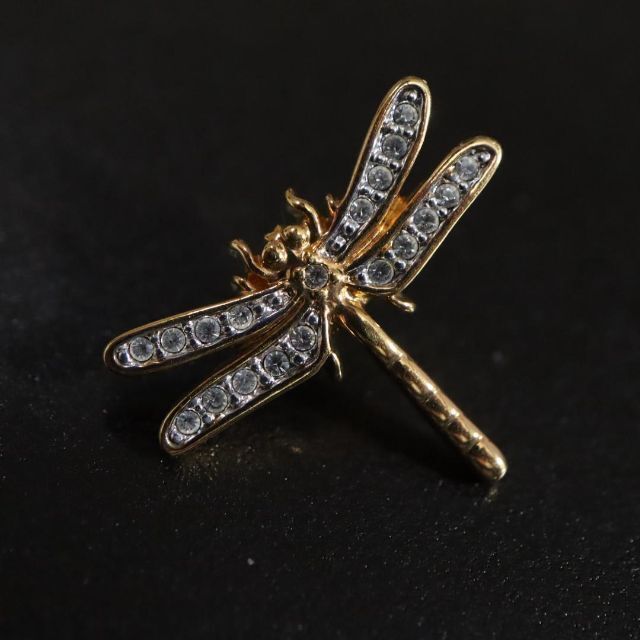 SWAROVSKI◇トンボブローチ 即納&大特価 inspektorat.madiunkota.go.id