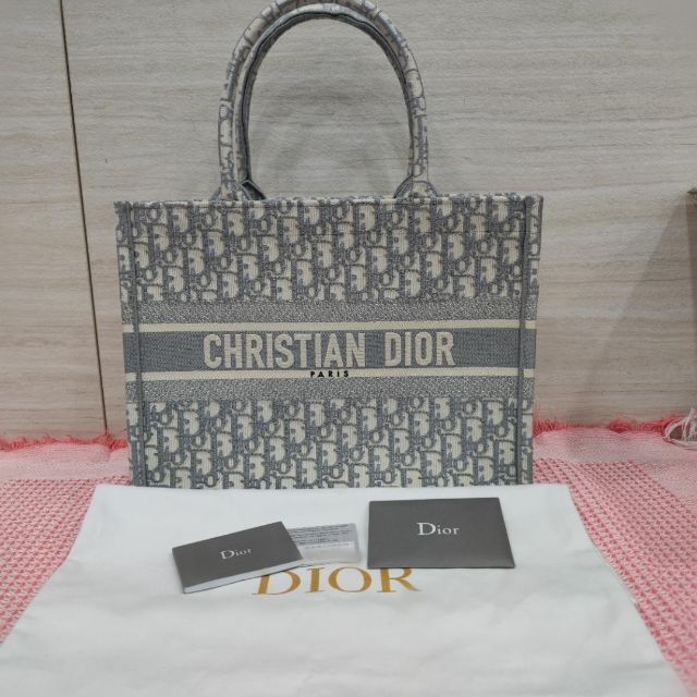 Dior - 【美品】ブックトート　クリスチャンディオール　ミディアム