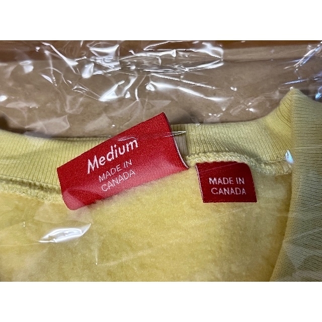 キムタクSupreme Box Logo Crewneck Pale Yellow