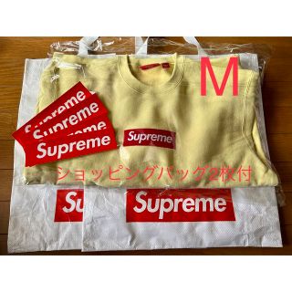 シュプリーム(Supreme)のSupreme Box Logo Crewneck Pale Yellow(スウェット)