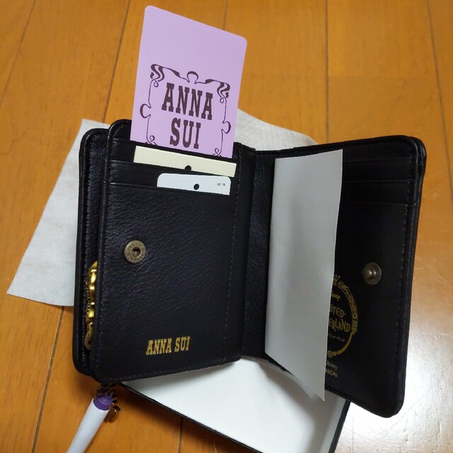 ANNA SUI - ANNA SUI 二つ折り財布 箱付『希少品』Disney コラボ ANNA SUI - ANNA SUI 二つ折り財布 箱付『希少品』Disney コラボ