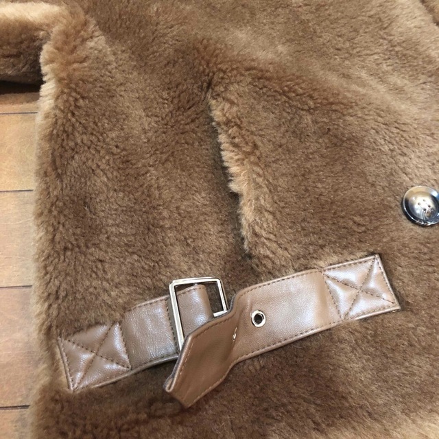 S Max Mara - 最終値下げmaxmara風 テディベアコート Sサイズの S Max Mara - 最終値下げmaxmara風 テディベアコート Sサイズの