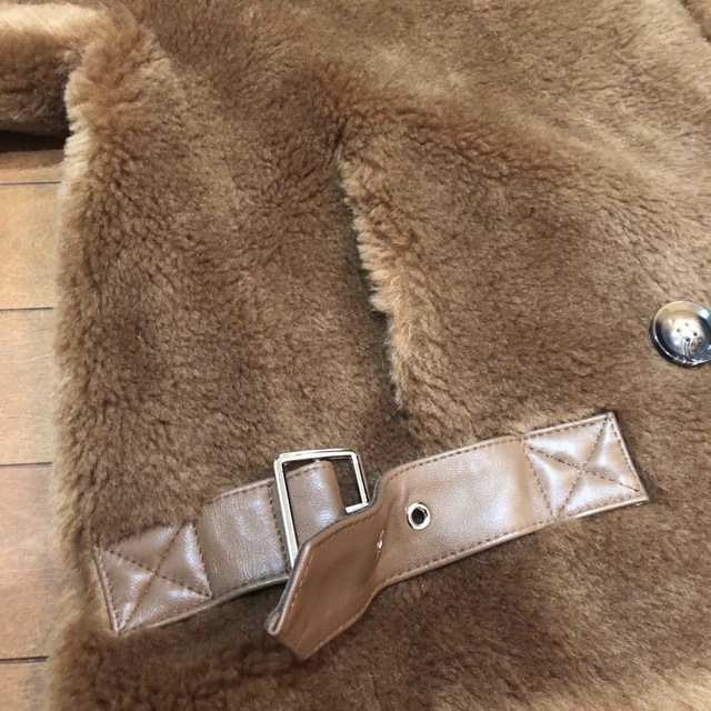 'S Max Mara(エスマックスマーラ)の最終値下げmaxmara風　テディベアコート　Sサイズ レディースのジャケット/アウター(毛皮/ファーコート)の商品写真