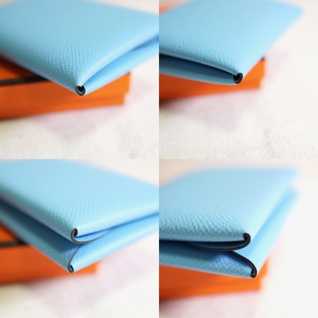 エルメス HERMES カルヴィデュオ セレステ エプソン 水色 Z刻印
