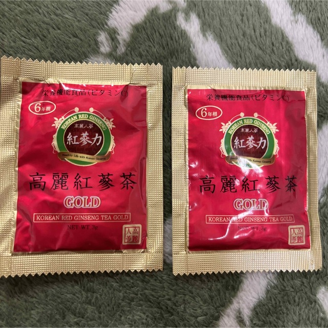 高麗紅参茶GOLD 3g×2包 食品/飲料/酒の健康食品(その他)の商品写真