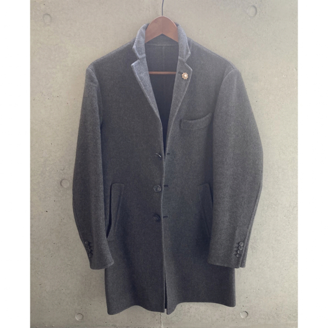 LARDINI(ラルディーニ)のEIDOS / MICHELANGELO 別注　Chestar Coat メンズのジャケット/アウター(チェスターコート)の商品写真