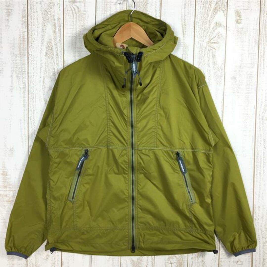 and wander(アンドワンダー)のWOMENs S  アンドワンダー パーテックス ウィンド ジャケット PERTEX wind jacket ウィンドシェル フーディ AND WANDER 5742221305 イエロー系 レディースのファッション小物(その他)の商品写真