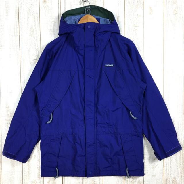 MENs XS  パタゴニア 1996 ストーム ジャケット STORM JACKET ブルーベリー×ハンター×ブルースモーク H2No ハードシェル フーディ 生産終了モデル 希少サイズ 希少カラー 入手困難 PATAGONIA 83602 Blueberry / Hunter / Bluesmoke ブルー系