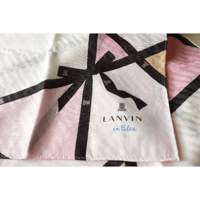 LANVIN en Bleu(ランバンオンブルー)の新品 LANVIN ランバンオンブルー レディース ハンカチセット レディースのファッション小物(ハンカチ)の商品写真