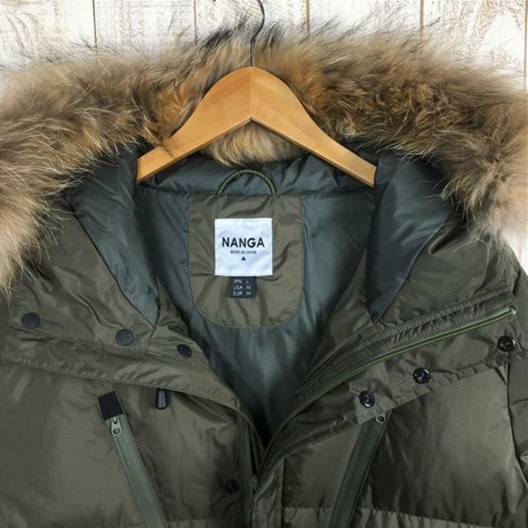 NANGA(ナンガ)のMENs L  ナンガ ダウン ハーフ コート DOWN HALF COAT 760FP DXダウン ジャケット フーディ NANGA N1DH KHA カーキグリーン グリーン系 メンズのメンズ その他(その他)の商品写真