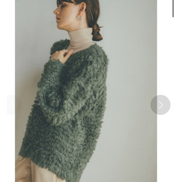 ニット/セーターCLANE MOHAIR LOOP BULKY KNIT TOPS