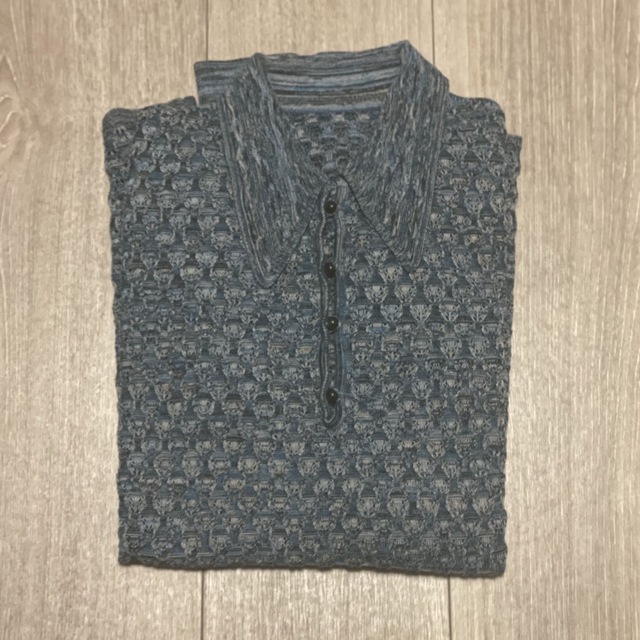 1/18まで新品mame Multi-Pattern Knitted Shirt