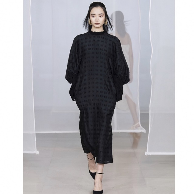 新品mame Floral Cut-Jacquard Top
