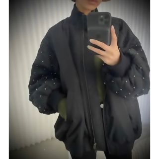 アメリヴィンテージ(Ameri VINTAGE)の【AMERI VINTAGE】DALMA SLEEVE STUDS MA1(ブルゾン)