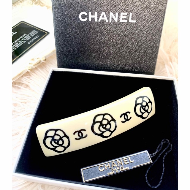 CHANEL - 【未使用品】希少正規品 CHANEL シャネル バレッタ カメリア