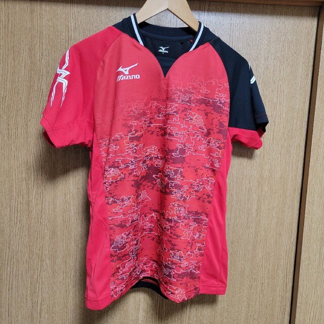 MIZUNO - 卓球 ユニフォーム mizuno ミズノ 赤の通販 by MSK's MIZUNO - 卓球 ユニフォーム mizuno ミズノ 赤の通販 by MSK's