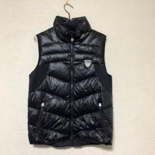 エンポリオアルマーニイーエーセブン(EMPORIO ARMANI EA7)のEMPORIO ARMANI ダウンベスト　エンポリオアルマーニ   EA7 黒(ダウンベスト)