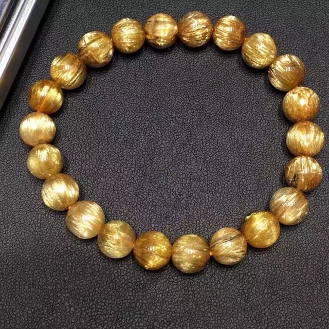 絶妙なデザイン ⭐︎【天然】タイチンルチルクオーツ 8.5mm
