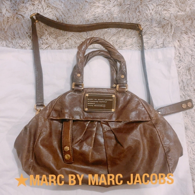 ★MARC BY MARC JACOBS★レザーバッグ★2WAY★ブラウン★