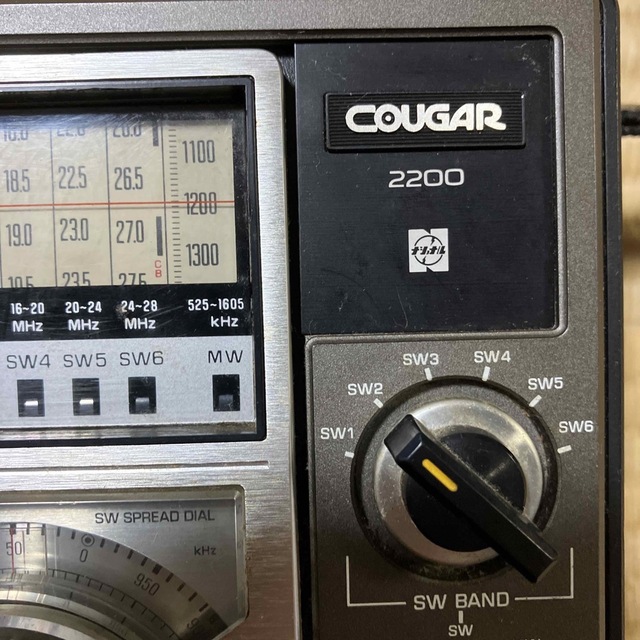 Panasonic(パナソニック)のCOUGAR 2200 クーガー スマホ/家電/カメラのオーディオ機器(ラジオ)の商品写真