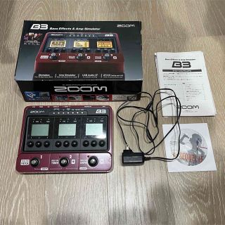 <br>ZOOM ズーム/エフェクター/B3 Bass Effects & Amp Simulator/041717/Bランク/70