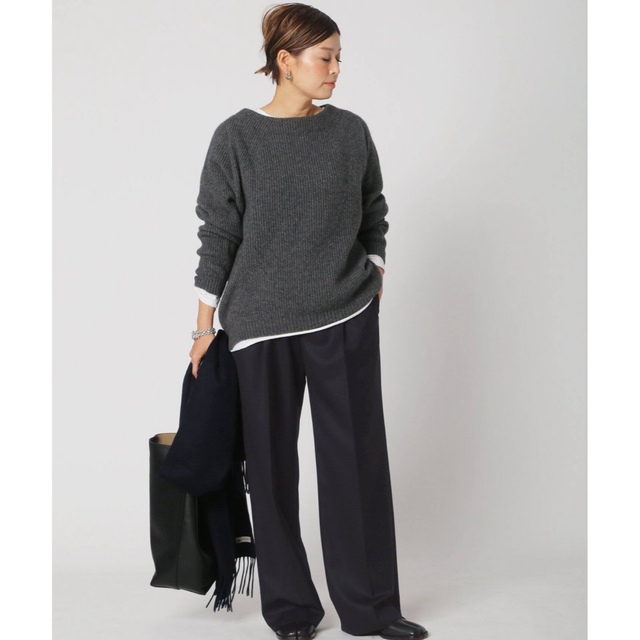 新品未使用品 WOOL SERGE タックパンツ-eastgate.mk