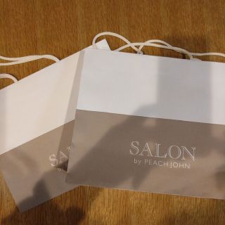 ピーチジョン(PEACH JOHN)のSALON by PEACH JOHN　ショップ紙袋　2枚(ショップ袋)