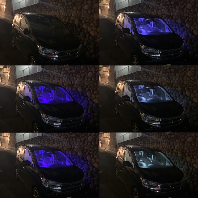 LED t10×31  blue 〜 white colour change   自動車/バイクの自動車(汎用パーツ)の商品写真
